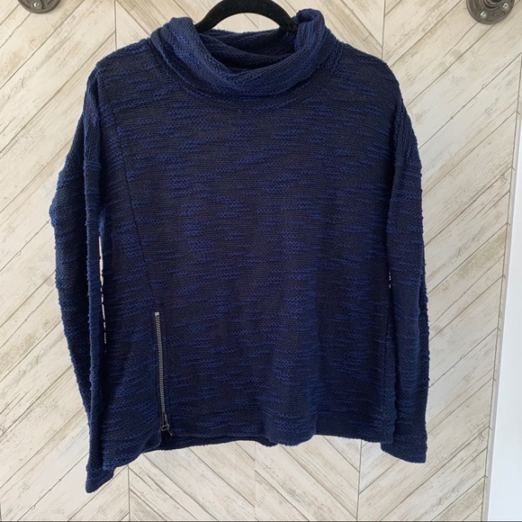 3/$20 Converse One Star Striped Cowl Neck Sweater - Picture 5 of 5